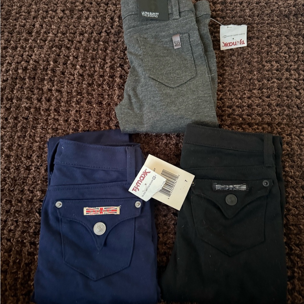 Hudson (2) Joe(1) pants  - Navy, Black, Charcoal